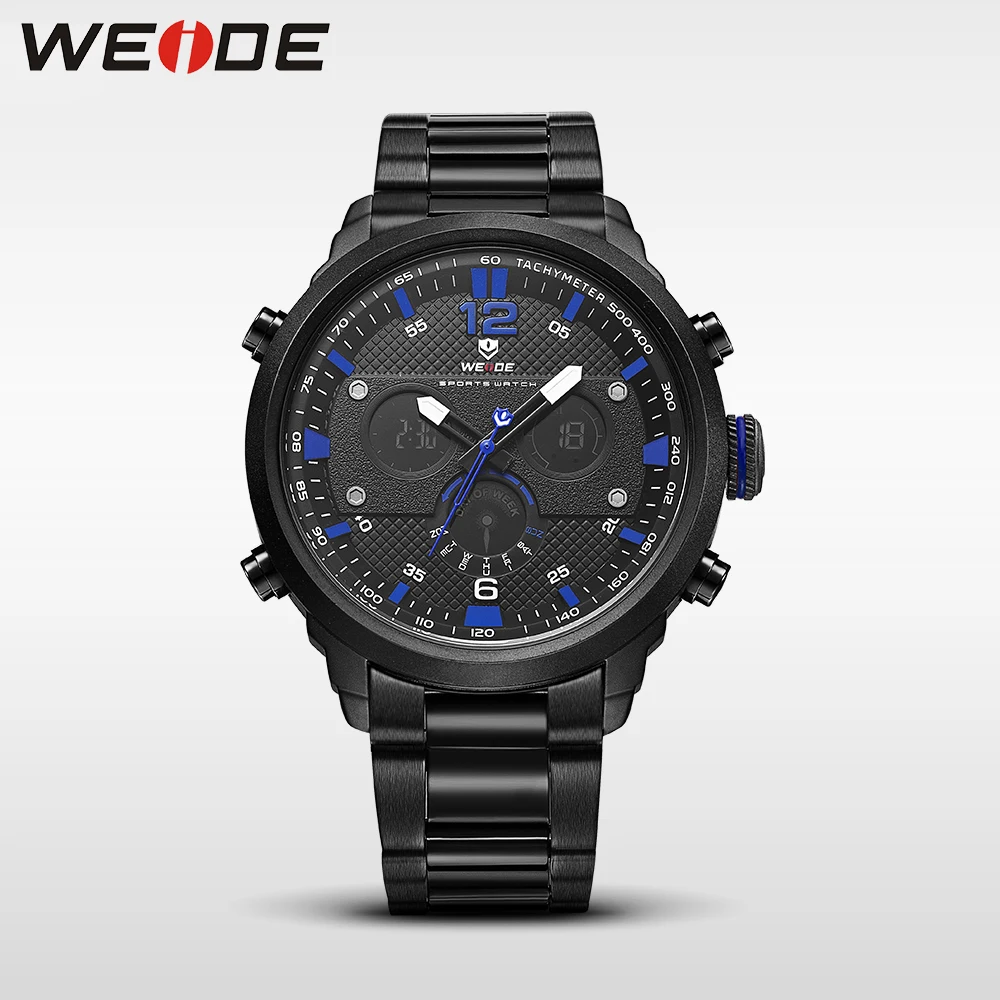WEIDE relogios masculinos de luxo marcas famosas часы спортивные цифровые автоматические из