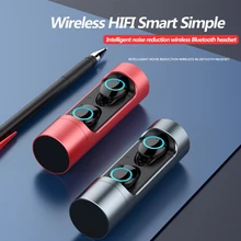 Спортивные Беспроводные наушники Bluetooth 5,0 наушники и кнопка отпечатка пальца Зарядка музыка наушники для iPhone7 8 samsung huawei