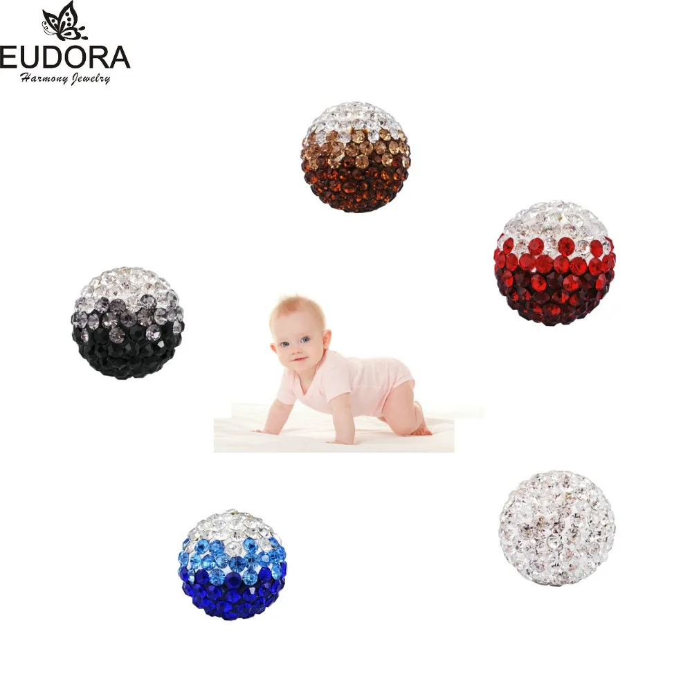 5HB 5 шт./лот Eudora смешанные цвета блестящий хрустальный колокольчик Bola подходит для