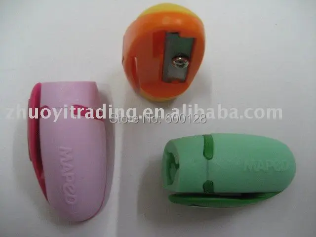 

Maped 501600 pencil sharpeners ( Clip at the top of the Pencil sharpeners can be fixed in a notebook) , 48 pieces/lot