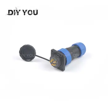 

SP28 Square Flange TYPE Straight waterproof connector IP68 socket 2/3/4/5/6/7/9/10/12/14/16/19/22/24/26 Pin cable connectors