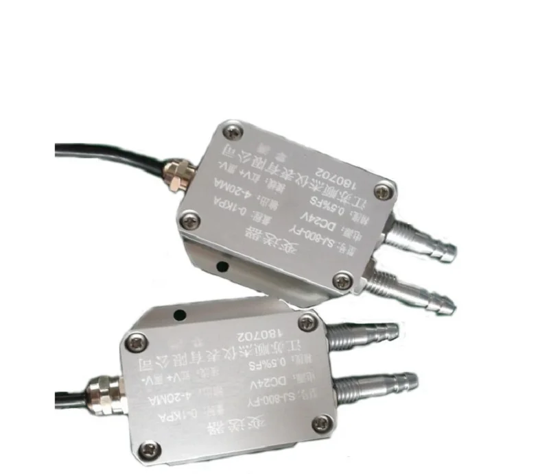 

Differential Pressure Type Air Pressure Transmitter 4-20ma Signal Output 0-1KPA