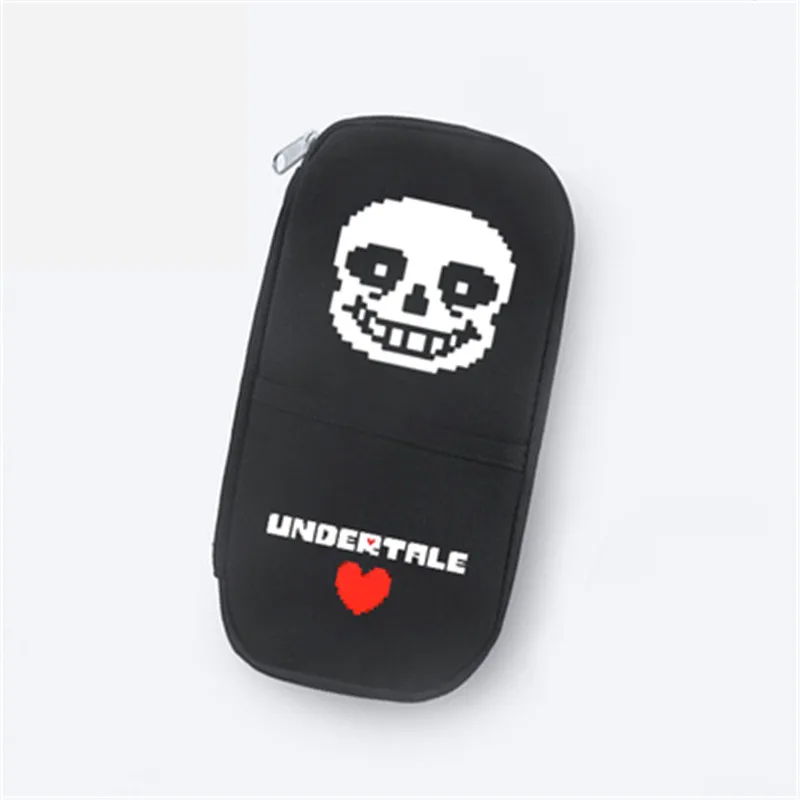 Длинный кошелек на молнии для игр Undertale Sans чехол карандаш школьные