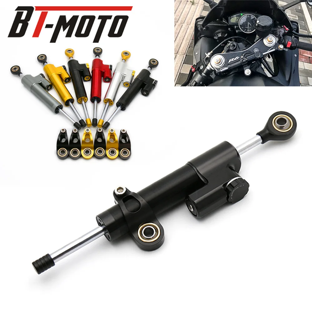 

Motorcycle Damper Stabilizer Damper Steering Reversed Safety Control For Aprilia TUONO R V4R Factory V4 R MANA 850 RS 125 250