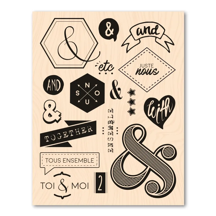 

French Transparent Clear Stamp for DIY scrapbooking/Card Making C348