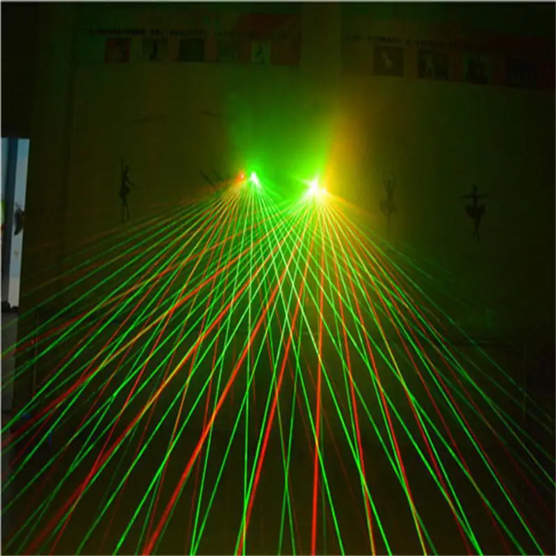 

LED Laser Gloves Light Green Red Color finger lamps For DJ Club Stage dance Party Live Show decoration as Kids Birthday Toys