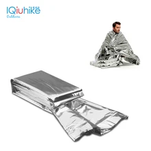 IQiuhike Открытый водонепроницаемый для спасения при аварийной ситуации одеяло фольги тепловой пространство первой помощи одеяло военный одеяло