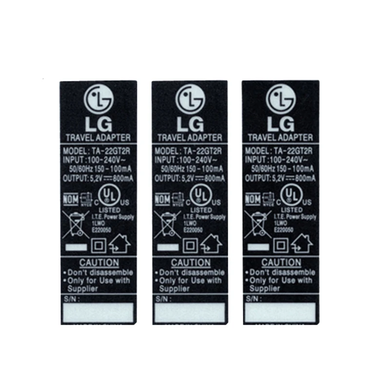 

Wholesale cheap custom logo consumer self adhesive roll electronic battery label