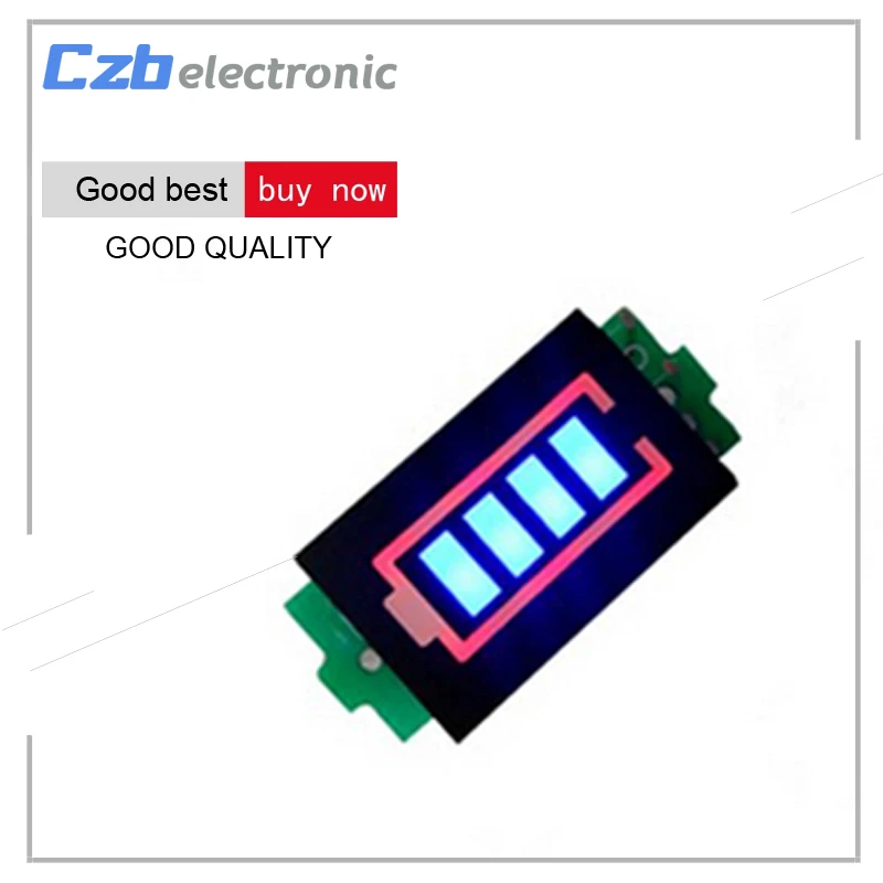 

3S 3 Series Lithium Battery Capacity Indicator Module 12.6V Blue Display Electric Vehicle Battery Power Tester Li-po Li-ion