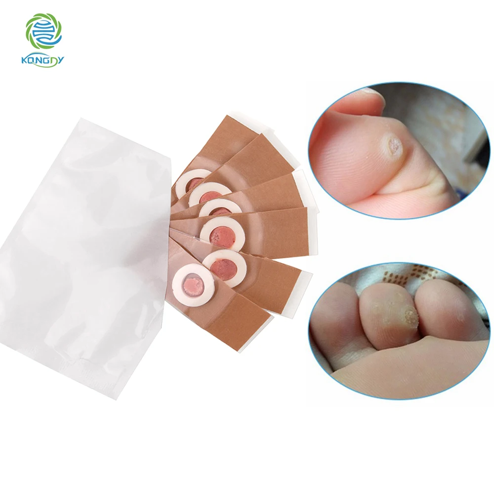 KONGDY 6 قطعة/حقيبة الطبية القدم الذرة مزيل التصحيح لإزالة قدم فطر و تخفيف تو الاحتكاك والضغط الرعاية الصحية