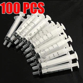 

100pcs 2.5ML NUTRIENT INJECT PLASTIC MEASURING DISPOSABLE SYRINGE HYDROPONICS CUBS FOR MEASURING NUTRIENT MOTORING APPLICATIONS