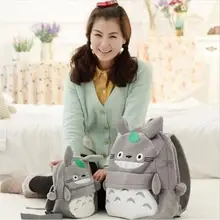 Special cartoon cute Totoro plush toys pupils shoulder bag baby backpack schoolbag children over 3 years