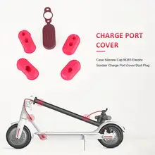Electric Scooter Charging Port Dustproof Cover Plug Waterproof Silicone Rubber Case Scooter Accessories For Xiaomi M365