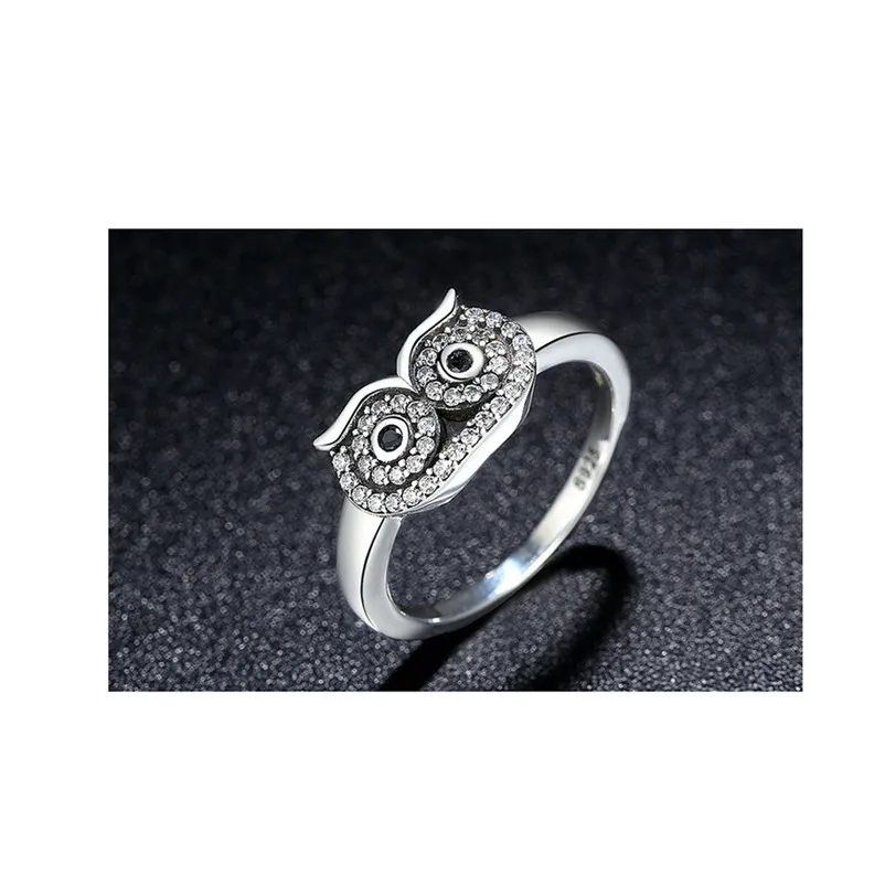 2018 Hot New Arrival Fashion Cute Creative Owl Ring Retro Ring Wedding Party Women Jewelry Rings for women Ring Set J19#N (6)