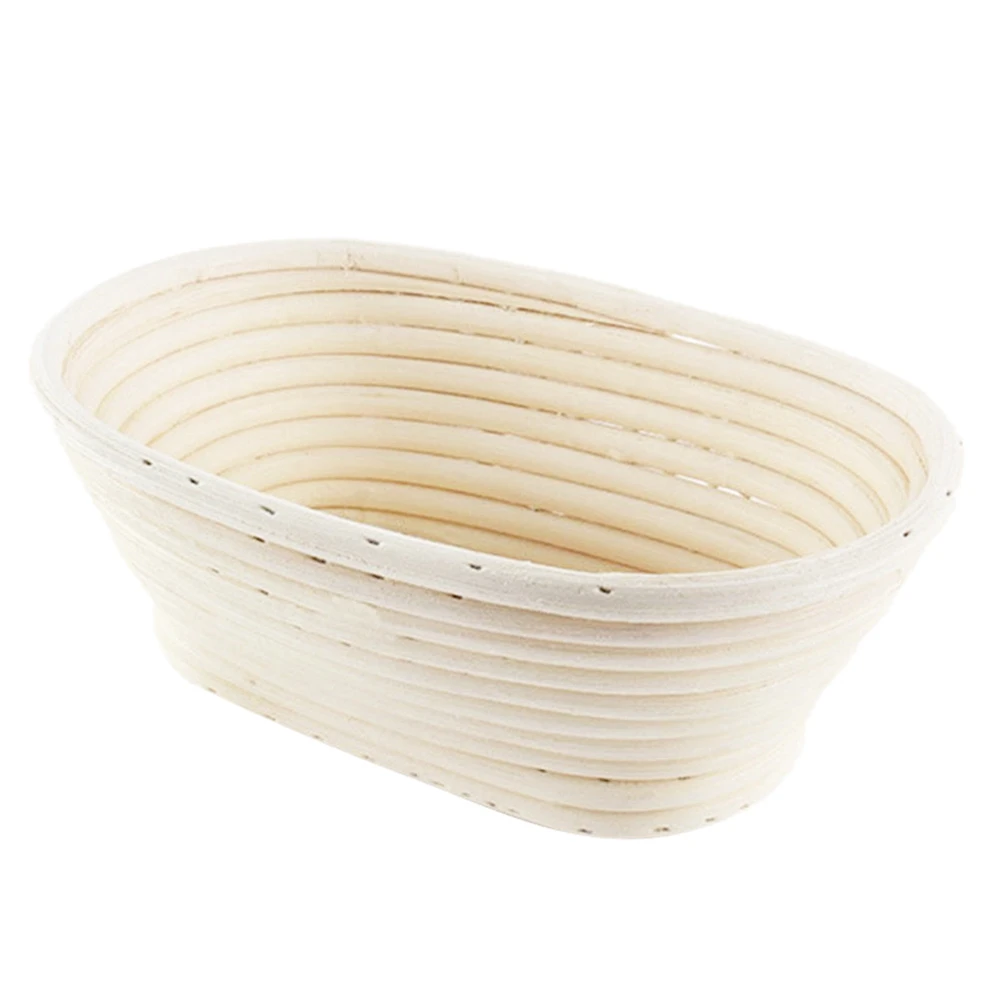 

Round/Oval Natural Rattan Bread Fermentation Basket Long Dough Proofing Loaf Proving Mold Home Baking Pastry Tools Bakeware