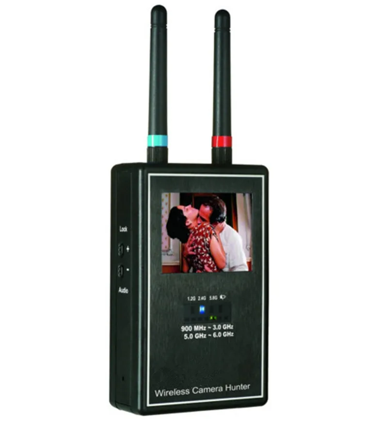 

Mini Wireless Camera Hunter Full Band Video Scanner Image Display Multi Wireless Camera Lens Detector Full-range Anti-Candid