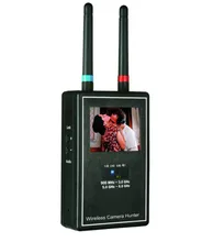 Mini Câmera Sem Fio Caçador Banda Completa Scanner De Vídeo Exibição de Imagem Multi Detector Lente Da Câmera Sem Fio Full-range Anti-sincero