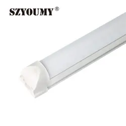 SZYOUMY 1ft 2ft 3ft 8ft Ультра-яркий T8 интеграции светодио дный трубки 85-265 В AC CE Rohs освещение для супермаркетов парковка энергосберегающие лампы