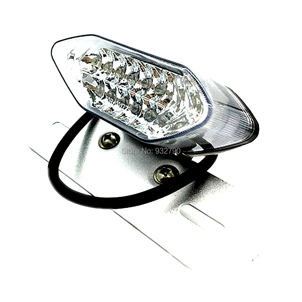 Motorcycle 16 LED Rear Tail Turn Signal Brake Light Driving Lamp DC 12V Taillight Waterproof