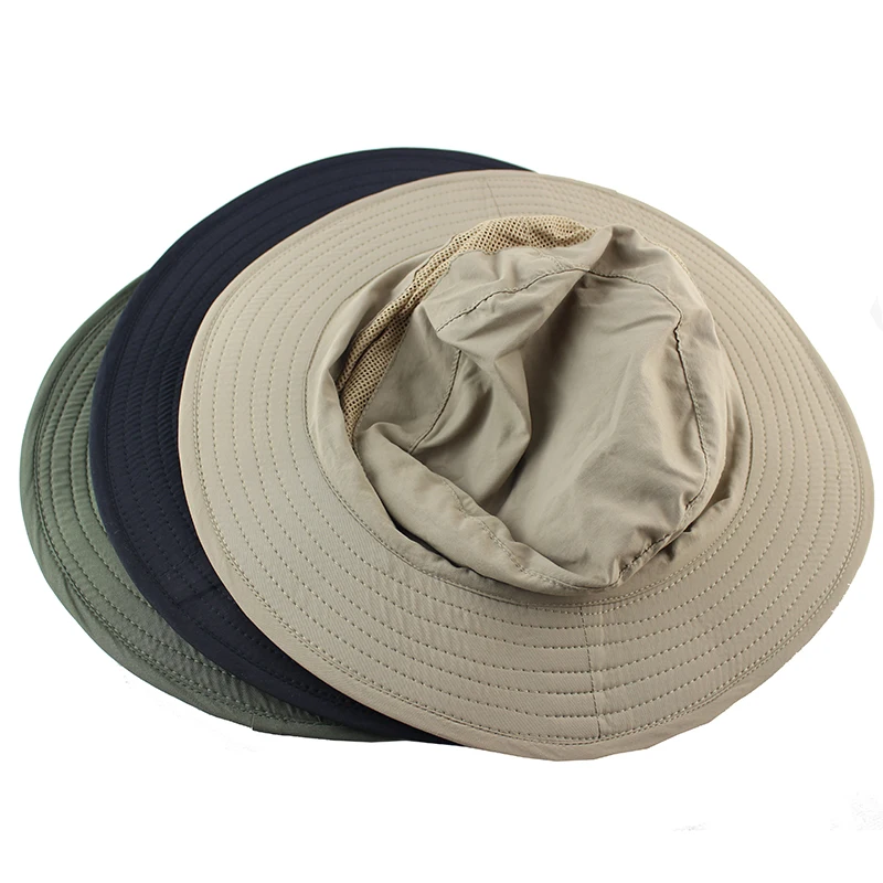Легкая UPF50+ летняя Солнцезащитная шляпа для мужчин и женщин, Панама с дышащей сеткой, кепка для улицы, складная, быстросохнущая, с защитой от ультрафиолета