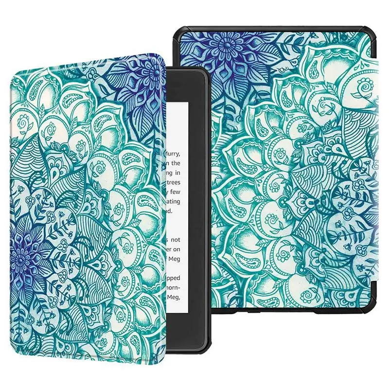 GAUGGER чехол на магните для Kindle Paperwhite 4 eReader(выпуск 10th Gen) с автоматическим выключением/пробуждением Ультратонкий чехол - Цвет: Wanhua