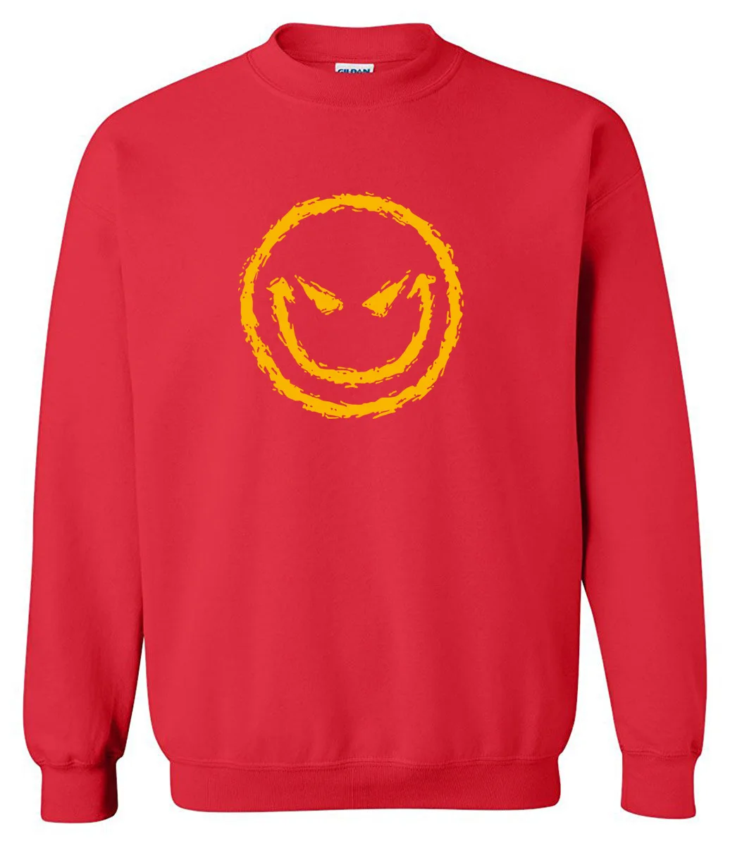 2017 Evil Smiley Face unique design men casual hoodies autumn fashion ...