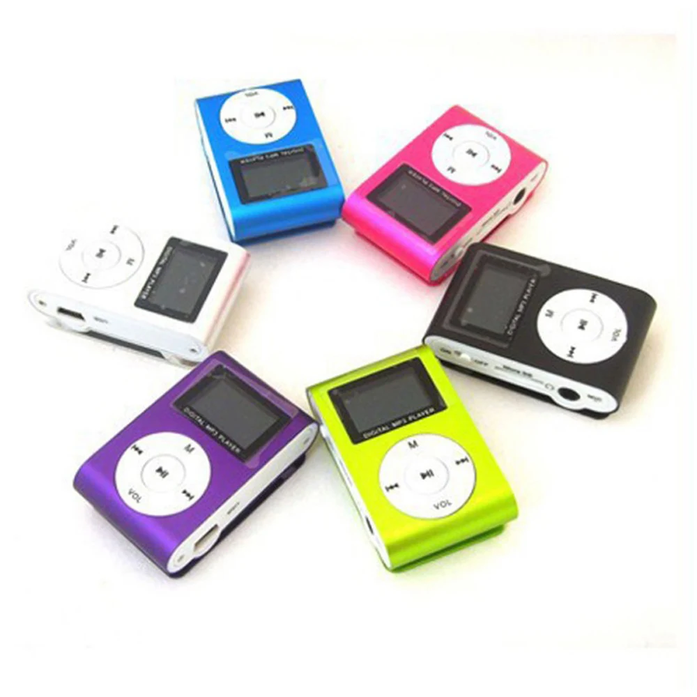 2017 New Best Price Mini USB Clip MP3 Player LCD Screen Support 8GB
