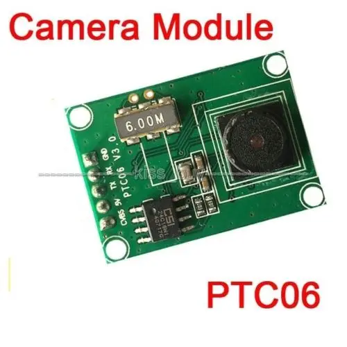 Модуль камеры PTC06 Micro Serial JPEG CMOS 1/4 дюймовый TTL/UART для AVR STM32 управление Фото Видео |