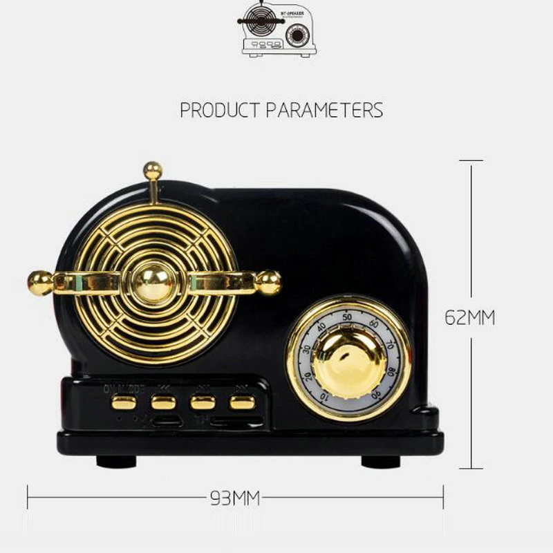 JOYTOP, новинка, Ретро стиль, Bluetooth, колонка, беспроводная, Ретро стиль, Портативная колонка, s, поддержка TF карты, FM радио, для колонки для телефона, компьютера