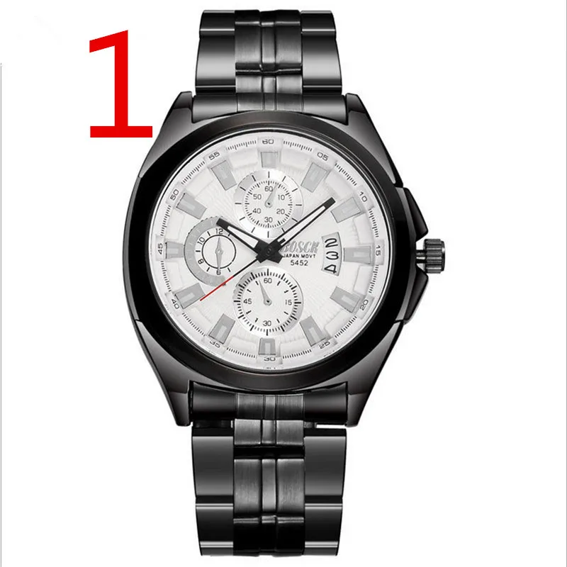 

2018 men's new fashion mechanical watch stainless steel simple casual luxury business watch