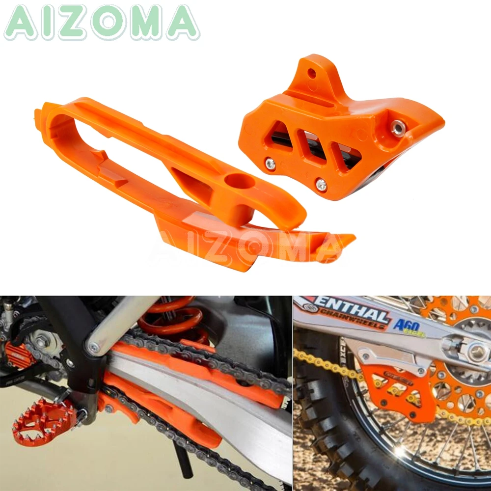 

Enduro MX Swingarm Chain Slider Guard Guide Kit for KTM SX SX-F SXF SMR XC XC-F 125 150 200 250 300 350 400 450 2011 2012-2019