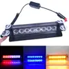 8 LED Car LED Daytime Running Light Fog Lights Police Strobe Flashing Lights Dash Emergency Warning 3 Flashing 5 Style ► Photo 1/6