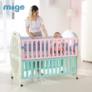

Mige Meter Baby Bed, European Bb Multi-function Environmental Protection Plastic Game Cradle, Newborn Bed