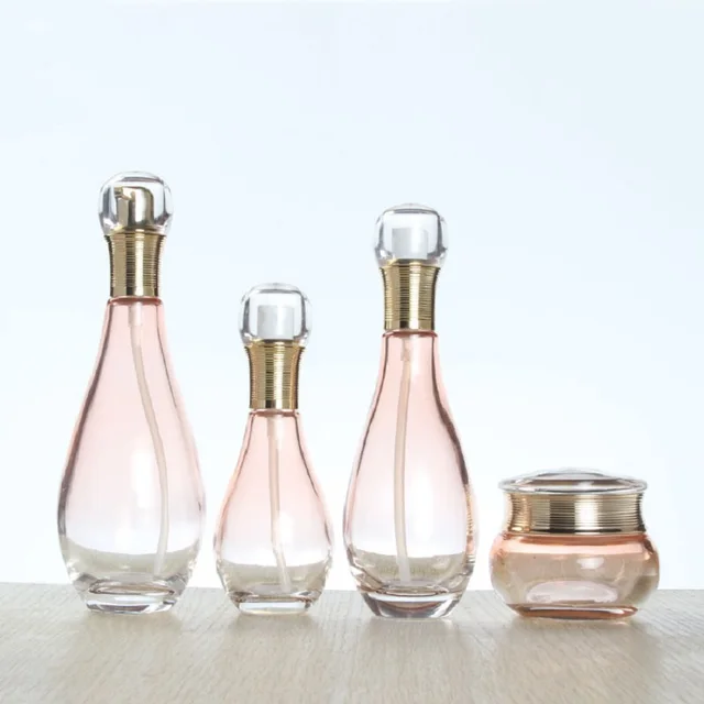 US $33.87 50g 60ml 100ml 120ml Multifunctional Glass Refillable Bottle Cosmetic Container Bottle High Grade B