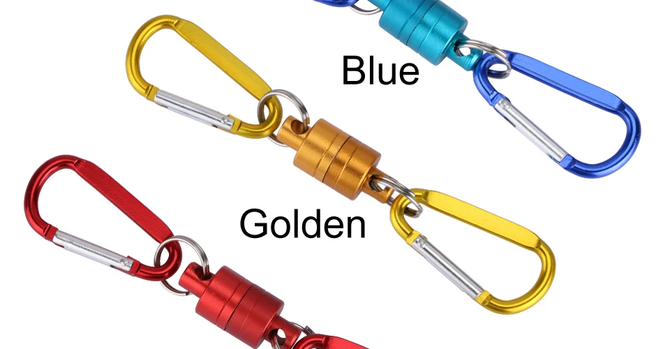 Fly Fishing Landing Rope Trout Net Release 8Shape Fast Buckle