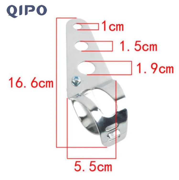 QIPO Универсальный кронштейн для крепления фар мотоцикла вилка уши регулятор Крепление зажим Чоппер держатель 28 мм-43 м для Honda