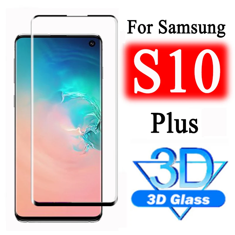 Защитное стекло для samsung galaxy s10 plus закаленное защитное на samsyng galax s 10 s10plus Защитная