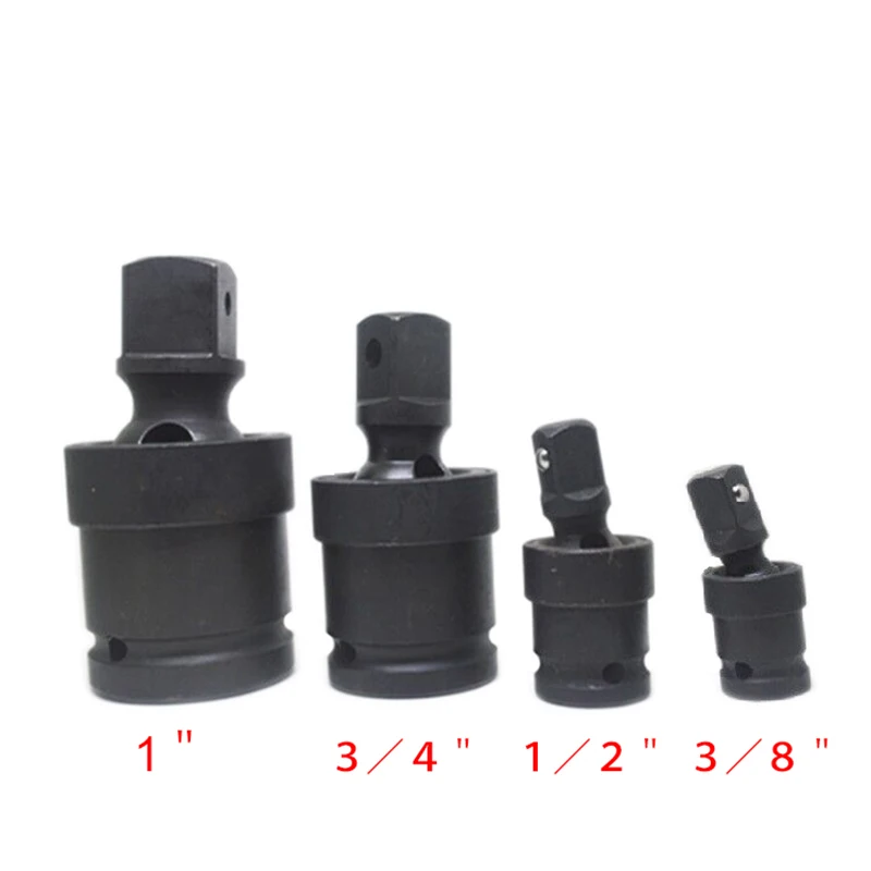 12PC 1/4" 3/8" 1/2" INCH BLACK IMPACT SOCKET ADAPTER REDUCER TOOL Extension Rod