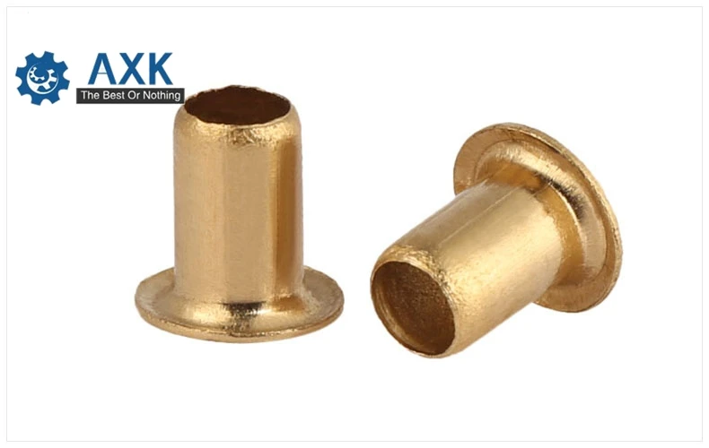Copper Hollow Rivet Nuts