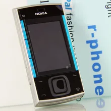 Nokia X3 мобильный телефон Bluetooth 3.2MP MP3 плеер X3-00 слайдер разблокирован и один год гарантии