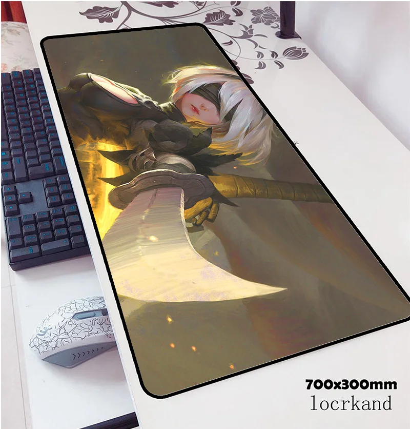 Коврики для мыши NieR Automata 70x30 см коврик нетбука компьютерный популярный игровой