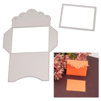 

Silver Envelope Metal Die Cuts Cutting Dies For DIY Scrapbooking Embossing Paper Cards Making Decorative Craft Supplies 2018