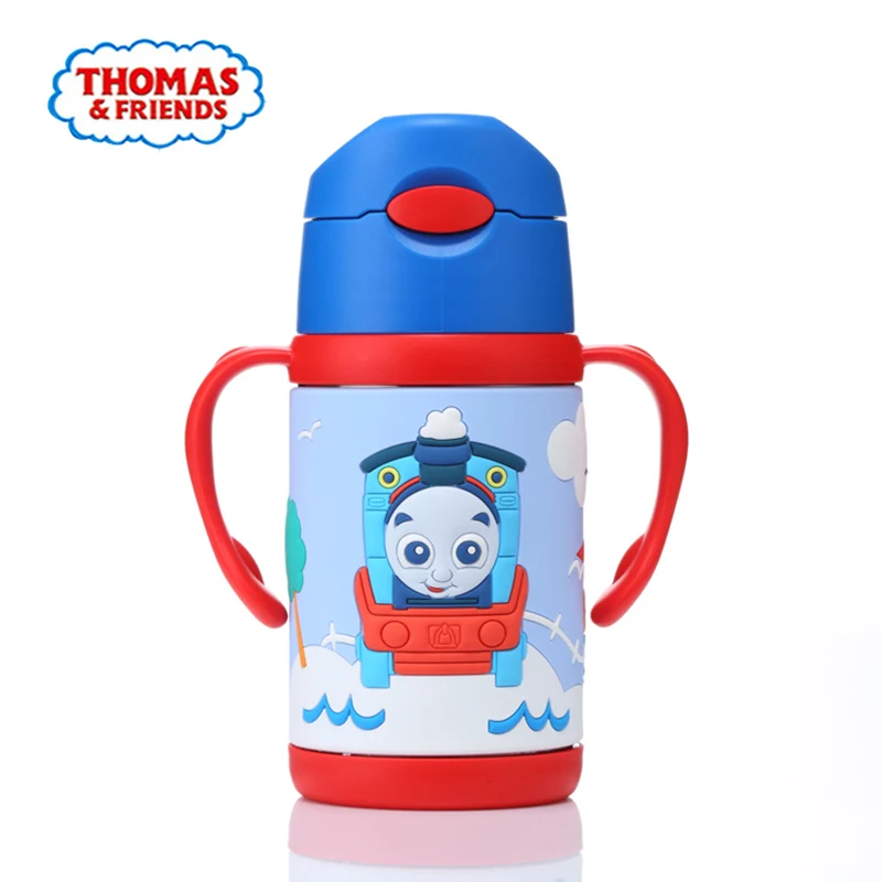 Детская чашка THOMAS 300 мл термос с защитой от застревания детская двойной ручкой