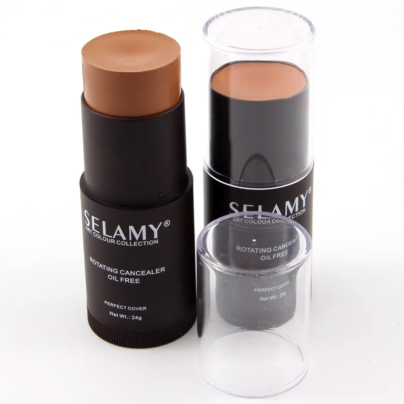 

Brand Makeup Primer Concealer Stick Base Maquiagem Pore Cover Oil Control Concealer Dark Skin Contour Highlighter Cream Cosmetic