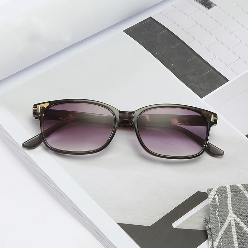 

GLAUSA HD Reading Sun Glasses Women Men Gradient Tea/Gray Lens Presbyopic Glasses Unisex Reading Eyewear Diopters + 1.0 1.50 2.5
