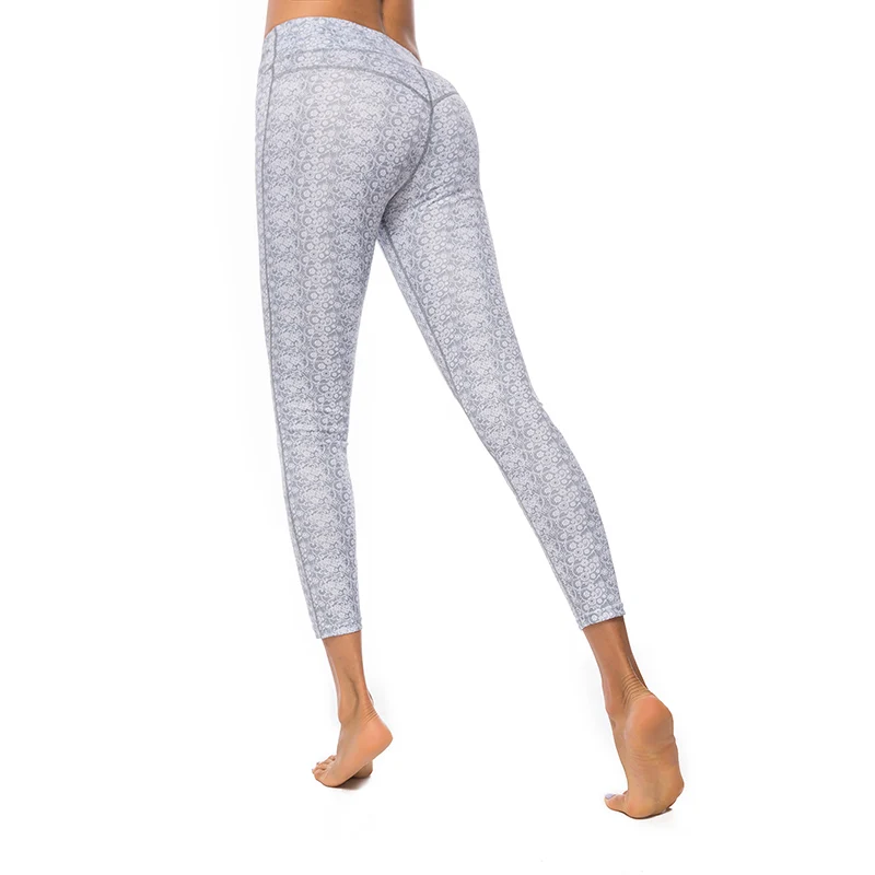 

Women High Waist Yoga Pants Gym Printing Leggings High Elastic Exercise Tights Women Pants For Fitness Yoga Running Sports Pants