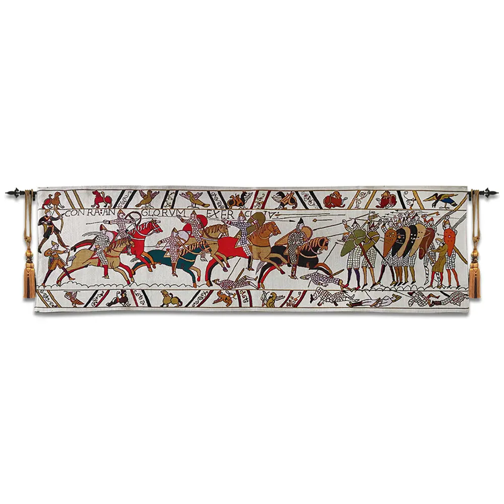 Коврик из 100% хлопка в стиле Европейской средневековой культуры 45x138 см|tapestry