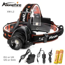 Alonefire hp78 фары Cree L2 LED 2500lm 3 режима Масштабируемые Водонепроницаемый Фара фонарик Фара