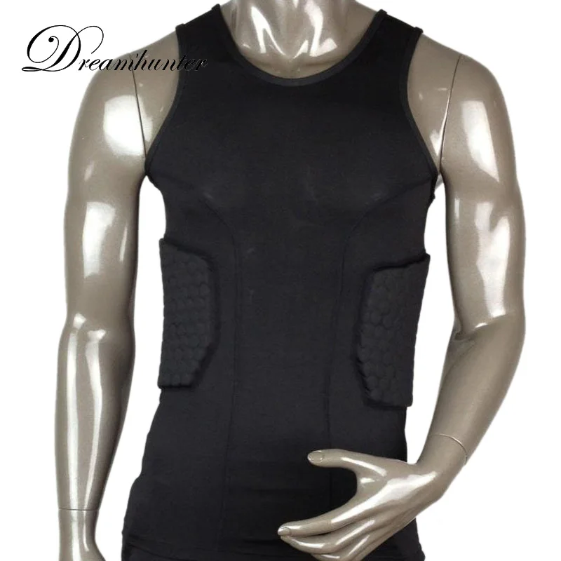 

Anti-Collision Basketball Jerseys Gym Sports Skinny Body Protectors T-shirts Vest Training Football Jerseys Fitness Sportswear