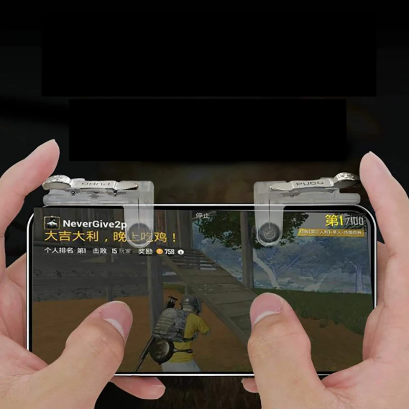 1Pair Pubg Trigger Mobile Gamepad For Pubg Controller Aim Keys L1R1 Free Fire Shooter For Pubg Control Mobile Gaming Accessories